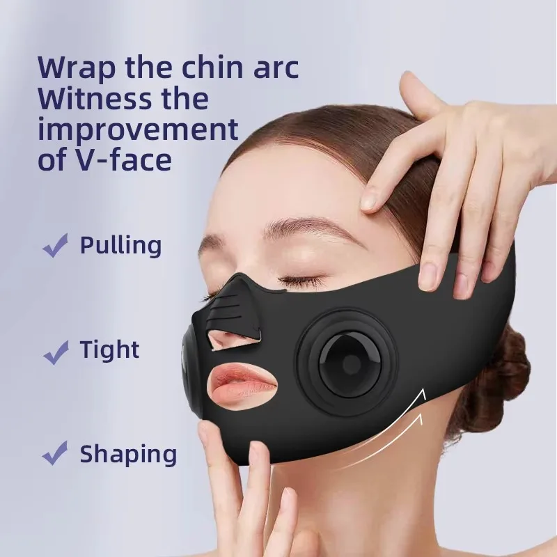 NEW Electric V-Face Lifter EMS Facial Massage Belt Double Chin Remover Face Slimming V Line Lifting Mask Anti Wrinkle Strap Mask