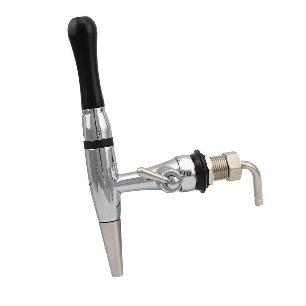 StoutNitrogenNitroCoffeeTapAdjustablebeerfaucetwithflowcontrolchromeplatinghomebrew