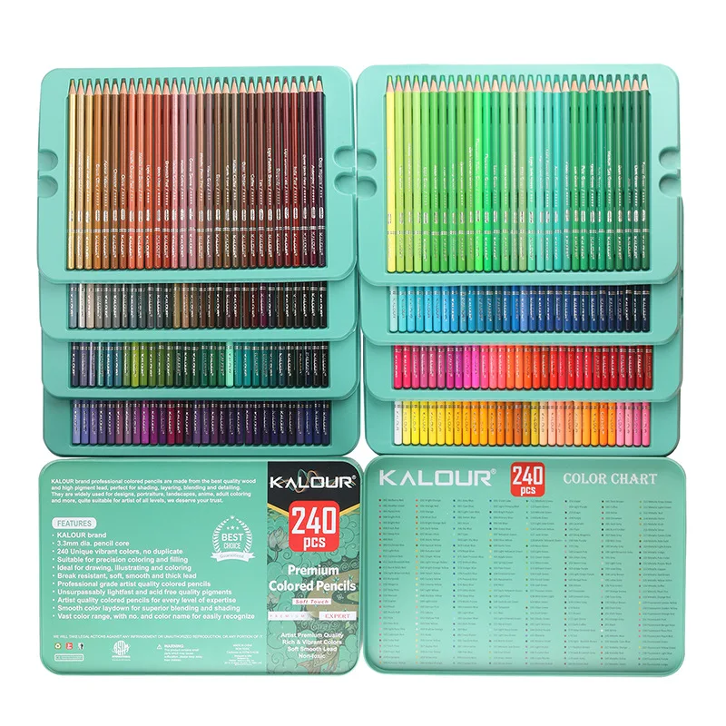 Colorations Regular Colored Pencils - Set of 240 (Item #CPPENCIL)
