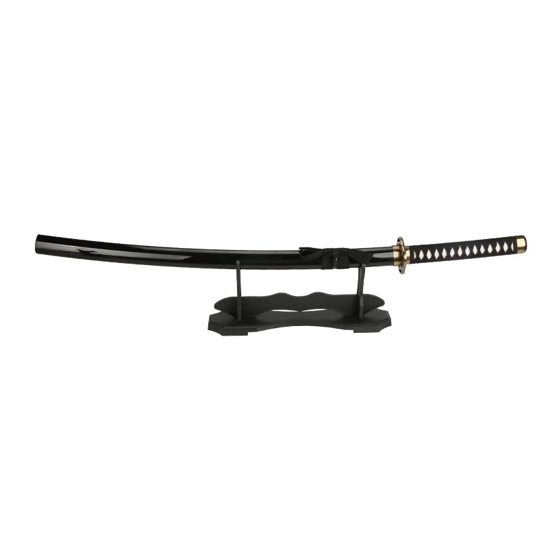 Online Game Fate Katana 104cm Okita Souji Cosplay Toy Sword Black White Blade 1:1 Original Pattern 5