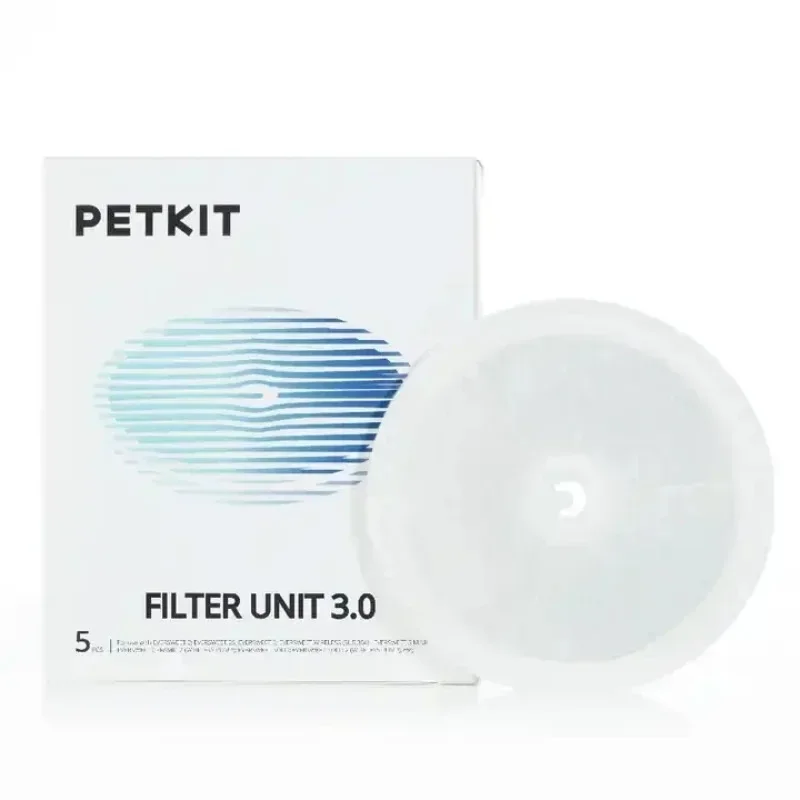 

3.0 Cat Health Water Fountain Replacement Filters PETKIT Pet Automatic Feeder Filter Cat Water Fountain 5PCS FilterPet Supplies