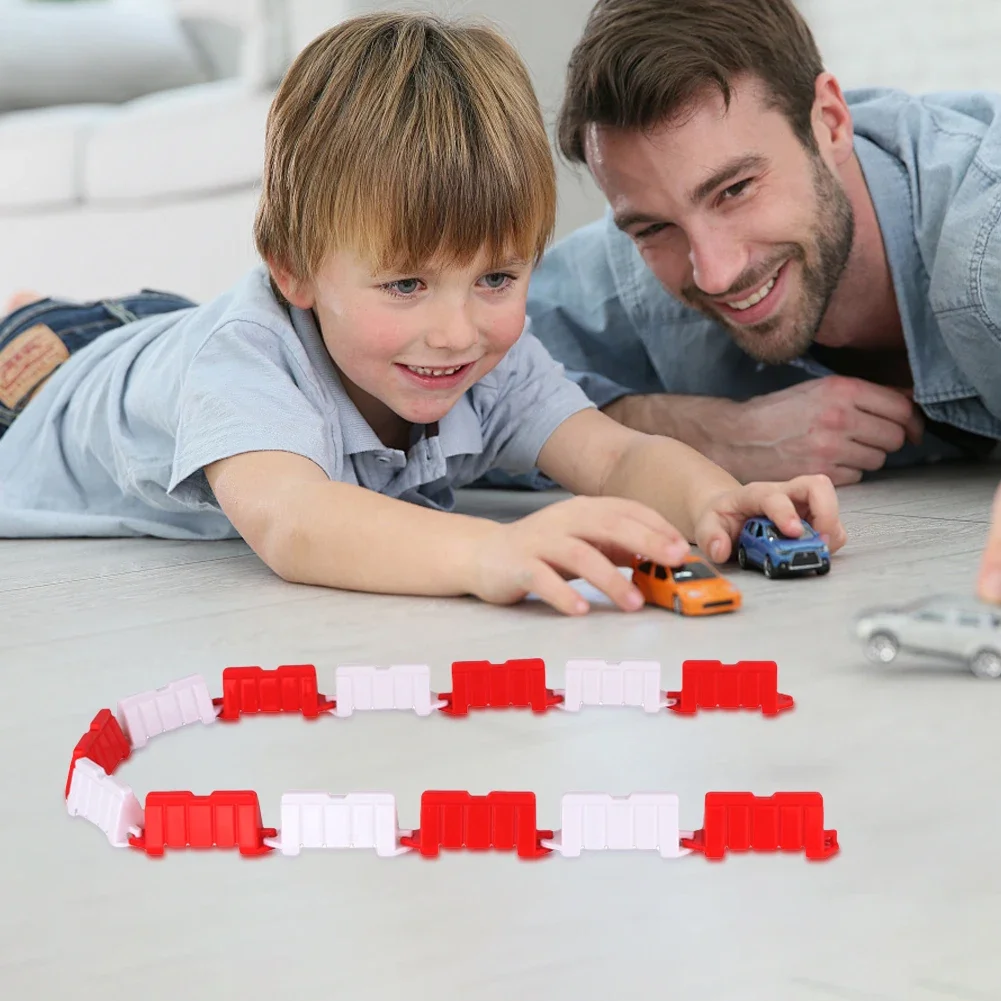 Road Barrier Obstacle Field Fence Mini RC Drift Racing Car Track Set Runway Racetrack for 1/14 1/16 1/18 1/24 1/28 Mini RC Car