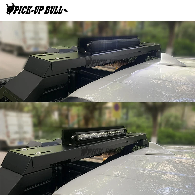 4X4 트럭 리모컨 버튼 듀얼 컨트롤 롤바 (힐룩스, 나바라, 디맥스, 레인저, NP300용) 자동 스포트라이트 스틸 스포츠 롤바 포함