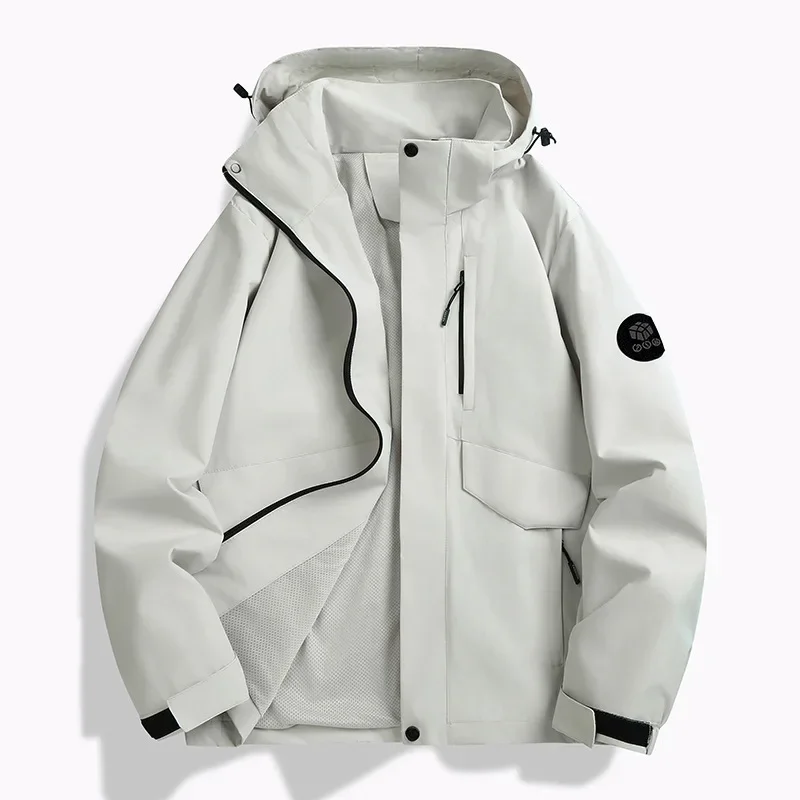Spring And Autumn New Outdoor Thin Women's Trendy Brand Windproof Waterproof Loose-Fit Travel Worksuit Mountaineering Suit