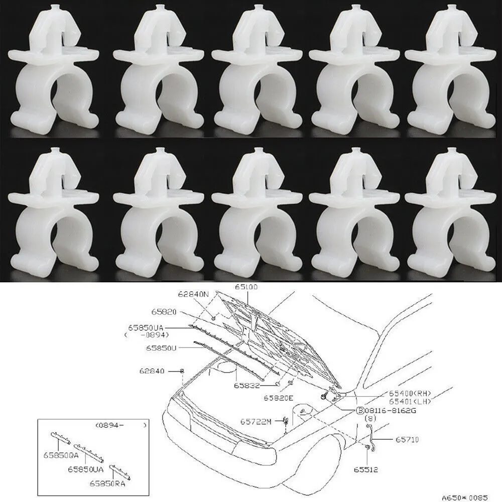 Snissanジャンスカイラインr32 r33 65722-01e00用プラスチック