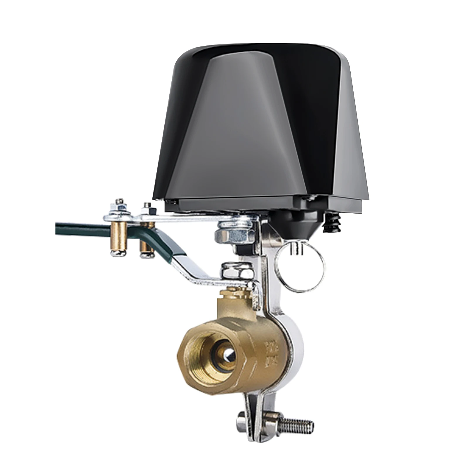 Tuya Zigbee Smart Water Valve For Lever Switch Electric Gas Valve Controller Water Sprinkler