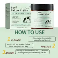 Crème hydratante au miel de Tallow de boeuf, 120g, éclaircissante, rajeunissement, nourrissante, hydratante, réparation des rougeurs, cosmétiques pour femmes 3