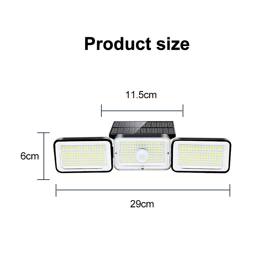 outdoor solar spot lights 368/278 LED Solar Lights Outdoor Wall Lamp Motion Sensor waterproof security lighting with Adjustable Head Flood Lamp spotlights solar pathway lights