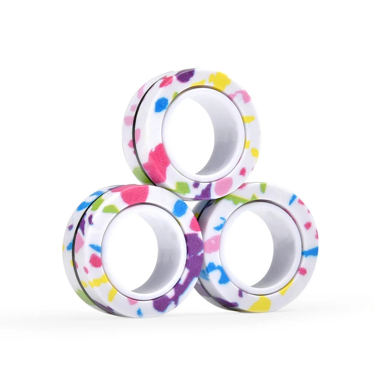 Set of 3 Magnetic Decompression Rings – Perfect Stress Relief Gift