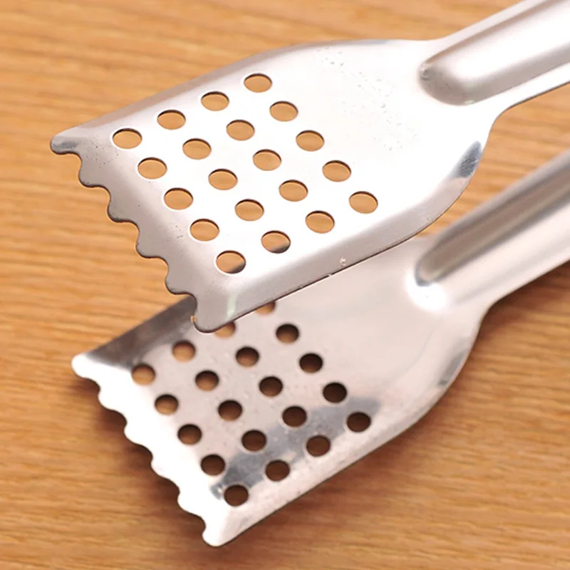 Stainless Steel Steak Clip Pancake Barbecue Clip BBQ Tongs Frying Fish Spatula Bread Household Kitchen Tool 1pc