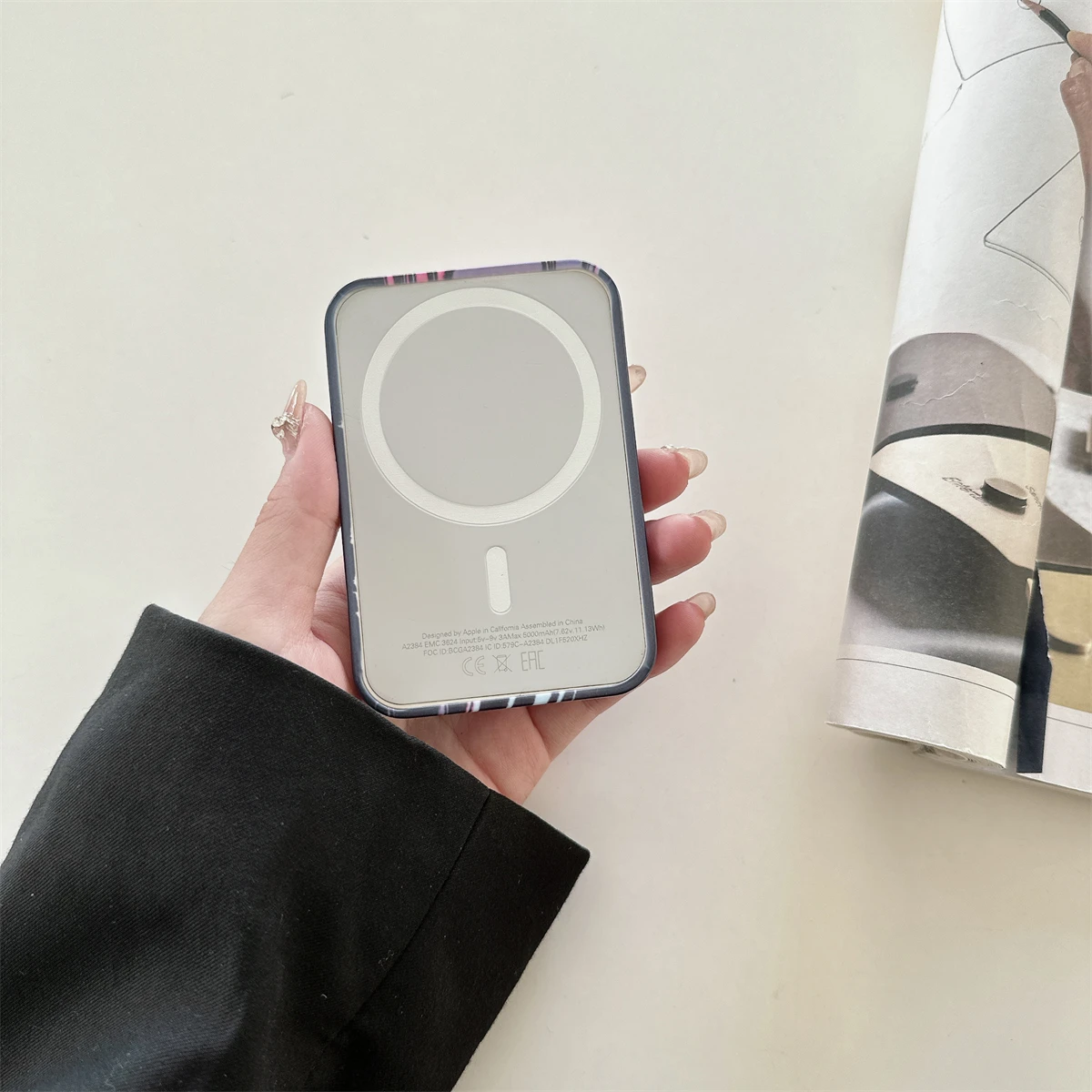 Shadow Appearance Case for iPhone External Battery