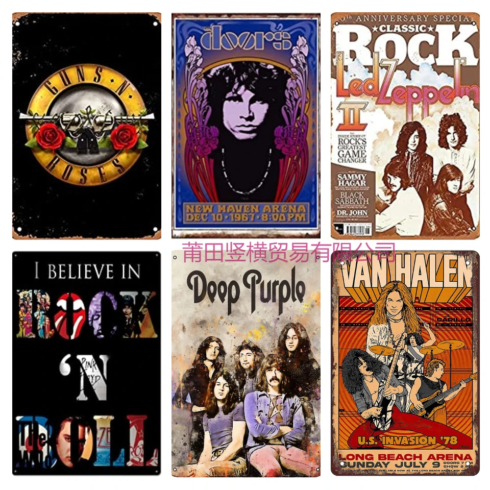 Vintage Rock Band Posters