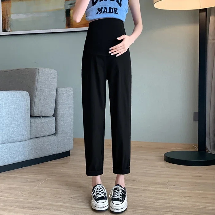 Cotton Pants Maternity Clothes For Pregnant Women Trousers Pregnancy Pant Gestante Pantalones Embarazada Clothing 4