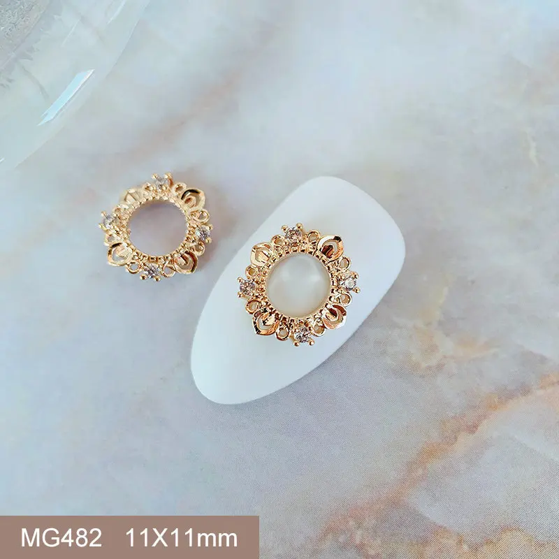 럭셔리 보우 스타 하트 발레리나 소녀 네일 아트 부품, 지르콘 크리스탈 매니큐어 손톱 액세서리, 장식 매력, 10 개