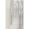 Frameless Slidable Shower Door, 56-60" W × 76" H, 5/16" Clear Tempered Glass,  Noiseless, Waterproof, Shatterproof，Silver 5