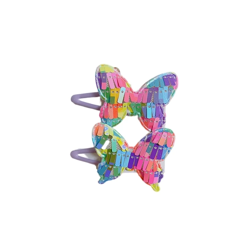 

2PCS New Princess Butterfly Pentagram Lovely Girls Hairpins Children Headwear Hairgrip Hair Clips Barrettes Hair Accessories