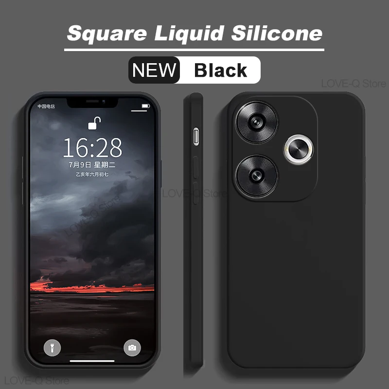 Original Liquid Silicone Shockproof Phone Case - Soft Cover