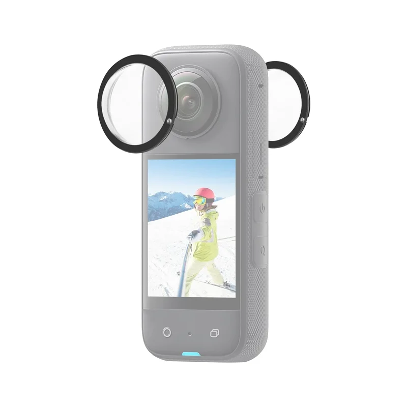 X2/X3/X4/X5 Lens Guards Sticky PC Protective Cover Cap for Insta360 X5 X4 X3 One X2 Waterproof 360 Action Camera Accessories