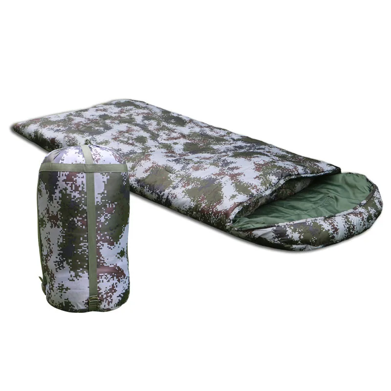 

Camouflage adult outdoor envelope portable thickened warm sleeping bag winter sleeping bag lunch break travel camping sleeping b