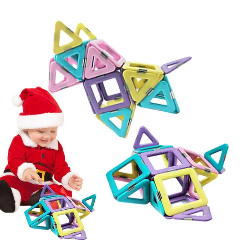 

Строительные игрушки, семейный набор для малышей, образовательная 3D Магнитная плитка, подарки на день рождения для детей старше 3 лет