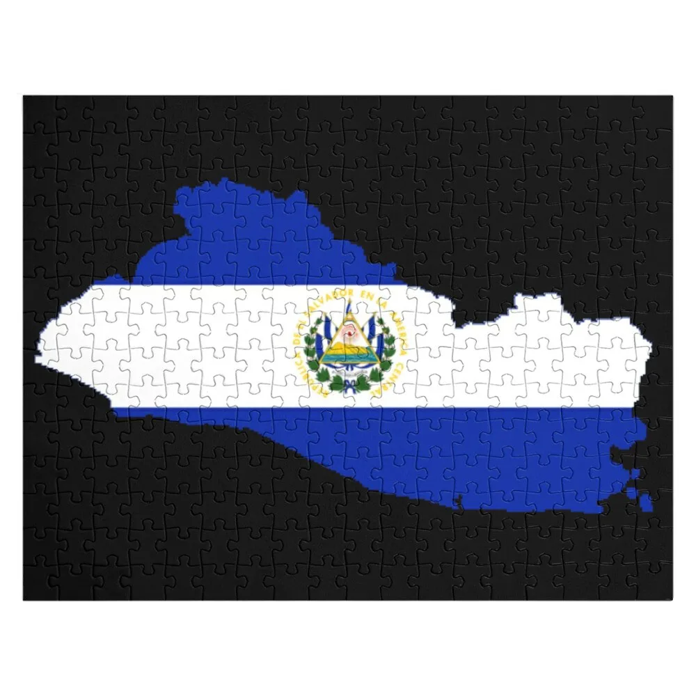 

Map Flag of El Salvador Jigsaw Puzzle Toddler Toys Customized Puzzles For Kids