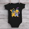 Cartoon Winnie Baby Bodysuit 100% Cotton Newborn Infant Boys Girls Clothes Summer Short Sleeve Baby Romper 2