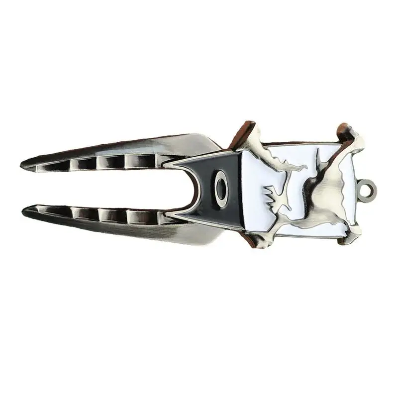 

Divot Tool Zinc Alloy Golf Ball Marker Tool Ball Divot Repair Tool Dinosaur Shape Wear-Resisting Golf Divot Repair Accessory