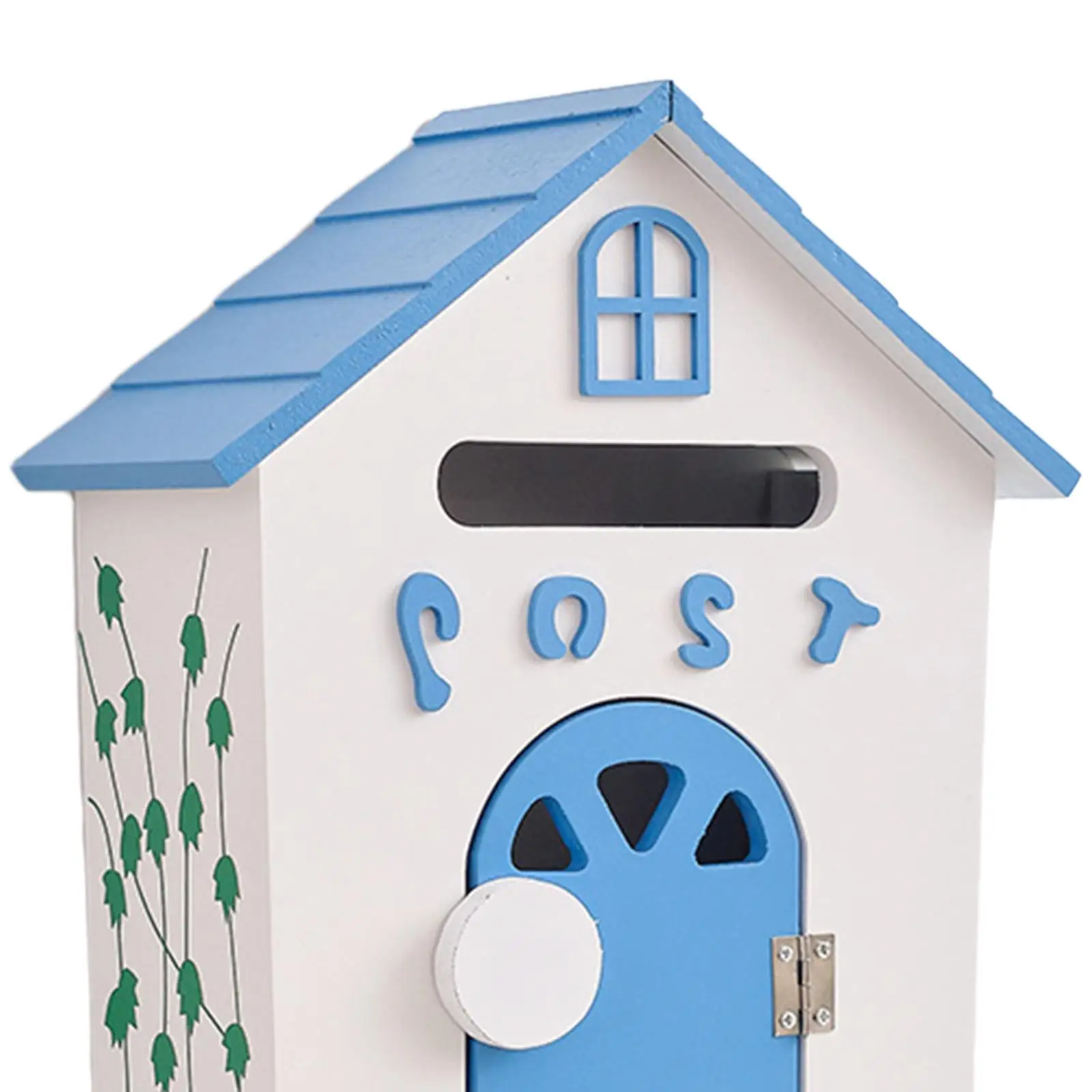 Wall Mount Mailbox Garden Wooden Post Box Durable Outside Coffee Shop Decoration Decorative Functional Farmhouse Letter Box