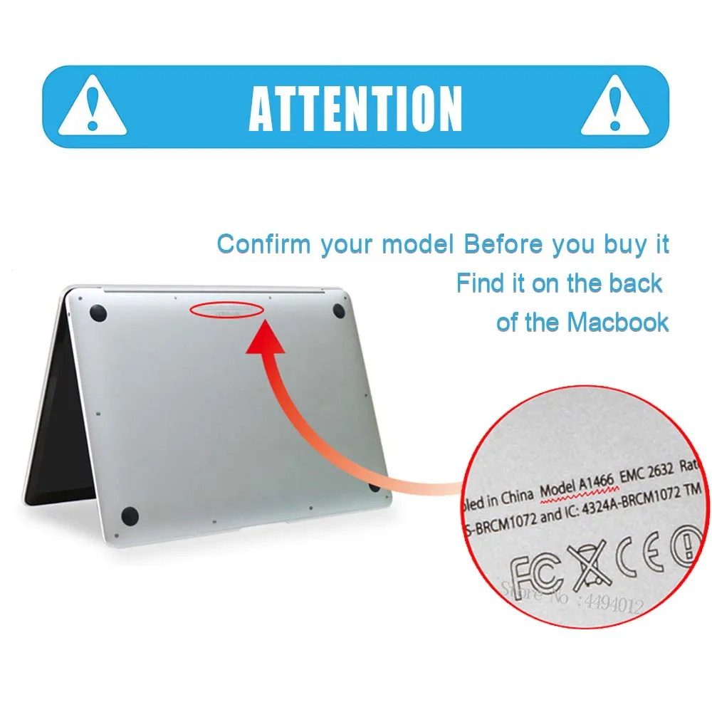 Portátil para Apple Macbook Air 13 A2337 A2179 2023 ar 11 Macbook Pro 13 16 15 Cristal Casca Dura Capa Protetora Case - Imagem 2