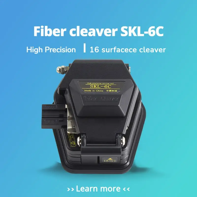

Fiber cleaver SKL-6C cable cutting knife FTTH optic clipper tools cutter High Precision Fiber Cleavers 16 surfacece cutelo