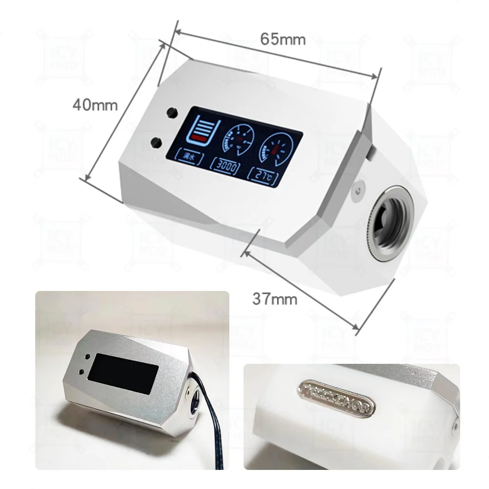 Zemod-water Cooler System Monitor Lcd Alarme de Nível de Água Temperatura Detector Elétrico para Mod Lsj-znbj-v2 - Imagem 2