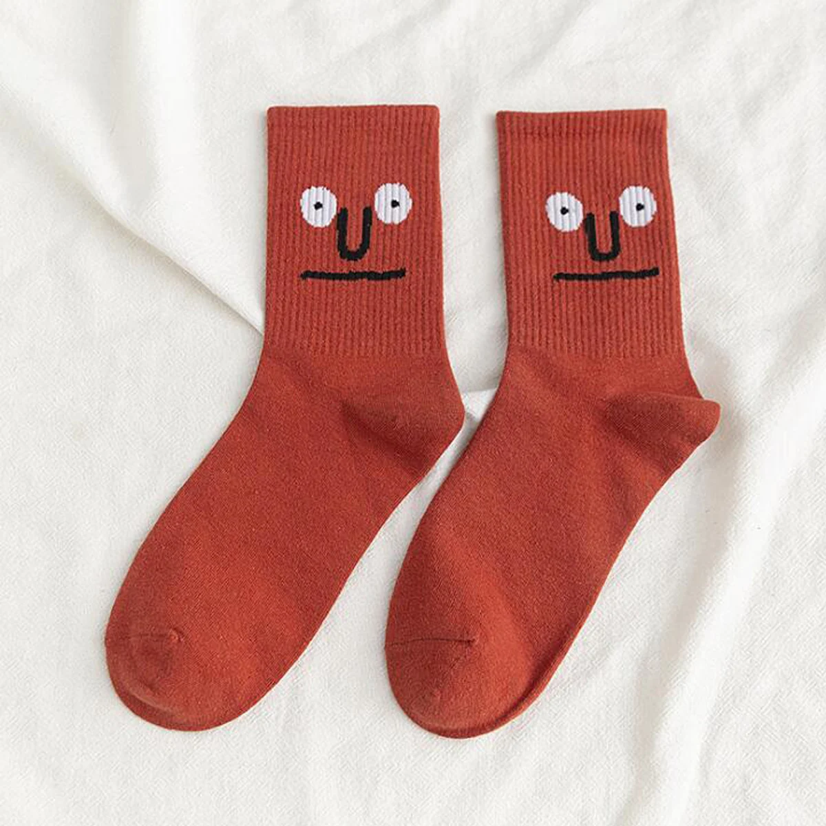 1 Paar Korea Funky Harajuku Trend Frauen Candy Farben Casual Lustige Socken Mädchen Kawai Socken Unisex Überraschung Mid Frauen Crew Socken – Detail 12