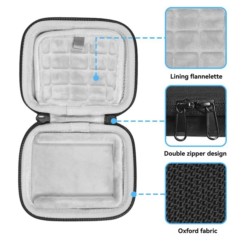Solid State Drive Hard Shell Bag Storage Box for Samsung TT7 T9 SSD