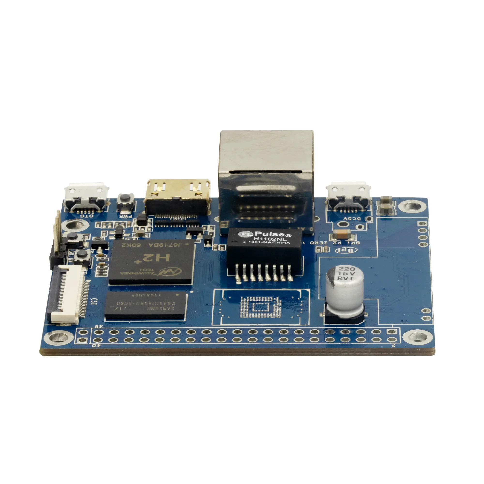 Banana Pi BPI-P2 Maker H2+ Quad-core Cortex-A7 Mali400MP2 512M DDR3 With TF card Support PoE Android Linux Single Board Computer