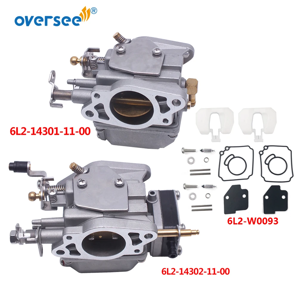 

Карбюратор 6L2-14301 для подвесного мотора Yamaha 2T 2 цилиндра 20HP 25HP 25mlhu 6L2-14302-00 6L2-14301-00