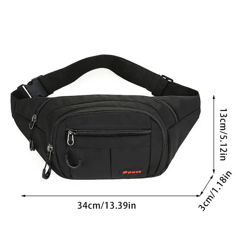 Neue Hüfttasche für Damen und Herren, multifunktional, großes Fassungsvermögen, wasserdicht, modisch und trendig, Business-Tasche für Kassierer – Detail 2