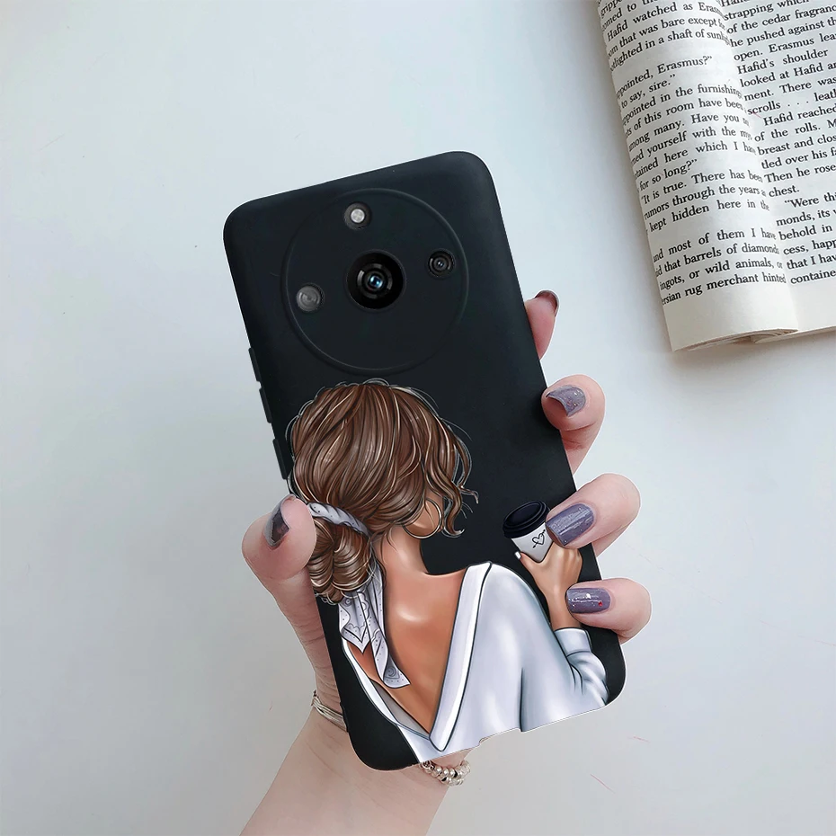Stylish Pretty Girl Soft TPU Phone Case - Realme 11 Pro+ Collection