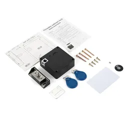 Invisible Electronic RFID Smart Drawer Lock - Keyless, Intelligent, and Easy to Install (1 set)