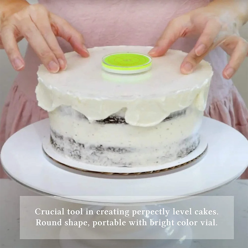 Cake Decorating Tools 2Pcs Reusable Acrylic Cake Disc Round Base Plate For Layered Cakes