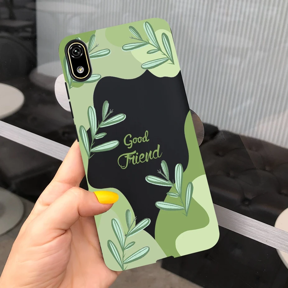 Stylish Painted Silicone Soft TPU Phone Case - Protective Back Cover Bumper