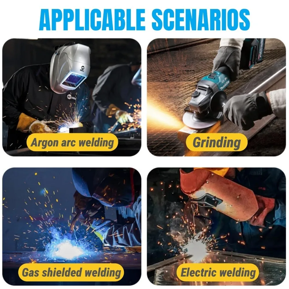 welding hood HotFull protective welding hood for men washable breathable welding neck cover flame-retardant protective cap for welder