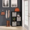 6 Cube Storage Shelf Organizer Bookshelf with Open Back, Vertical or Horizontal, Easy Assembly, Wooden Bookcases 5