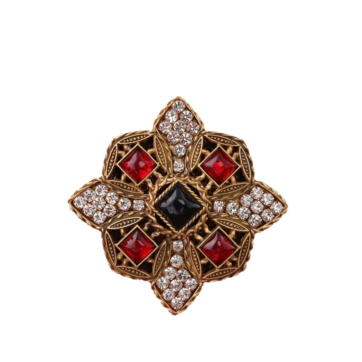 Vintage senior simple personality with small temperament brooch