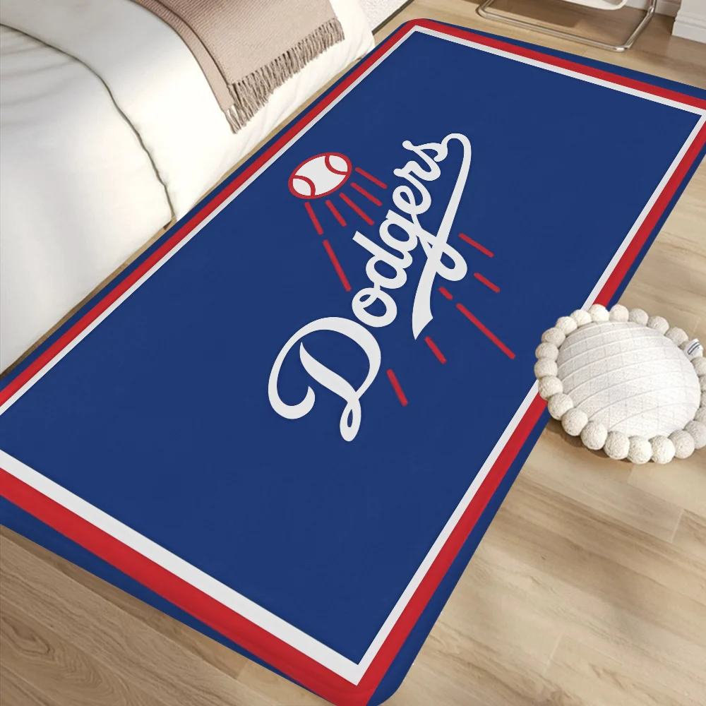 L-a D-Dodgers Baseball Team Entrance Door Mat Nordic Style Bedroom Living Room Doormat Home Balcony Anti-Slip Modern Home Decor 3
