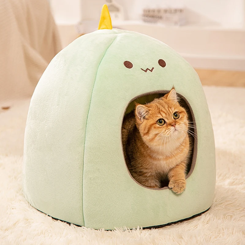 

Милая Лежанка для кошек, закрытая Лежанка для кошек, домик для котят, мягкая удобная Лежанка для маленькой собаки, Лежанка для домашних животных, корзина для кошек, подушка, коврик для кошек