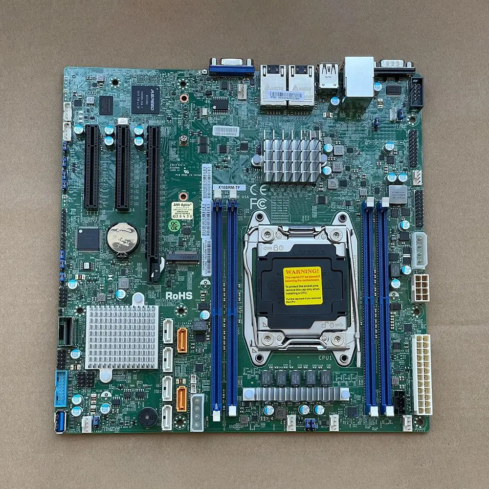 

X10SRM-TF For Supermicro Single socket R3 LGA 2011 Supports Xeon Processor E5-2600 v4†/ v3 and E5-1600 v4†/ v3 Family