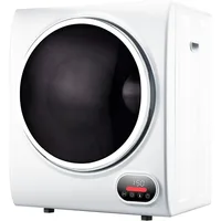 1.51 cu. ft 110V Compact Dryer, Portable Laundry Dryer with Stainless Steel Drum, LED Digital Control Panel 4 Modes 1