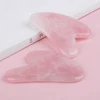 1pc Heart Shape SPA Massage Beeswax Gua sha Scraping Massage Scraper Face Massager Acupuncture Guasha Board Massager for Face 3