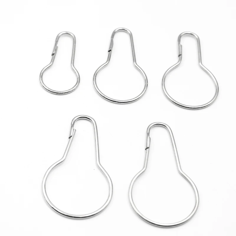 Curtain Open Gourd Rings Iron Carabiner Keychain Clip Shower Window Curtains Hook Accessories Bath Curtains Rods Clamp 12pcs curtain clips,curtain accessories,shower curtain hooks,curtain hooks,shower curtain clamp,curtain rod hooks