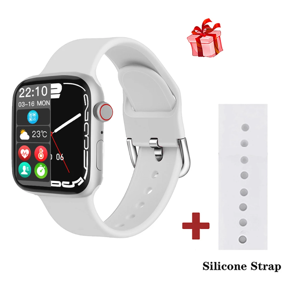 2022 IWO Series 7 Smart Watch W27 Bluetooth Call ECG Heart Rate Monitor Waterproof PK W26 W37 HW22 Smartwatch For Apple&Android 